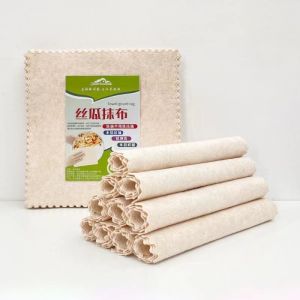 Thickened Plant Fiber Kitchen Cloth Oil Resistant Dishwashing Cloth Easy to Clean Car Cleaning Sponge 20cmX20cm Size