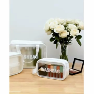 Waterproof Portable Transparent Cosmetic Make up Skin Care Beach Wash Travel Bag Pouch Organizer