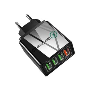 5v3A pengisi daya cepat pengisi daya ponsel empat port multi-soket 3.0A ponsel kepala pengisian daya universal pengisian daya langsung pengisi daya multi-lubang