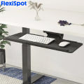 FlexiSpot KT1 Adjustable Keyboard Tray Ergonomic Design Standard Under Desk Sturdy Platform with Rubber Wrist Rest. 
