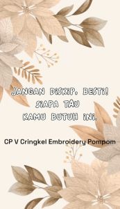 Baju Tidur Piyama/Setelan celana panjang/Cringkel Pompom/Model Kancing 3 Aktif