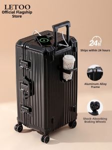 letoo | Large Capacity Trolley Case with Brake Wheels and Password Lock 26 Inch