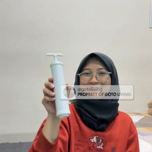Goto Manual Pump Vacuum Bag Alat Vacum Baju Vakum Pakaian Traveling