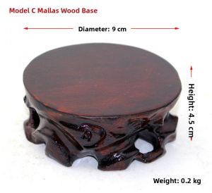 Retro Chinese Style Wooden Base Tea Pot Tray Heat Resistant Cup Holder Tea Ceremony Accessories Handmade Home Tea Set
