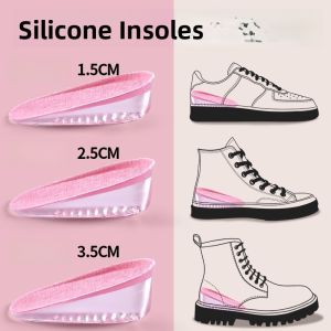 XIANZHAO | Womens Martin Boots Insoles Heightening Silicone Invisible Half Pad Stand Long Time Comfortable Foot No Sagging Stepping Feeling