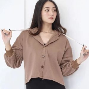 HOODIE WANITA OVERSIZE HYO JOO KOREA STYLE TRENDI