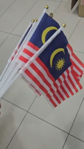【10-PCS】 Malaysia Hand Flag 1 X 10-PCS Bendera Malaysia Tangan Welcome Flag #JalurGemilang #MalaysiaFlag #7233