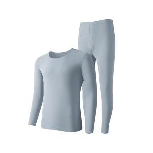 FuniBaoluo | เสื้อชั้นในผ้าโมดอล ผ้าฝ้าย ผ้าขนสัตว์ สำหรับผู้ชาย ชุดเสื้อชั้นในฤดูใบไม้ร่วง ฤดูใบไม้ผลิ ป้องกันแบคทีเรีย บาง ชุดเสื้อชั้นในผ้าฝ้าย