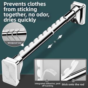 WEILAISHI | Expandable No-Drilling Clothes Drying Rack