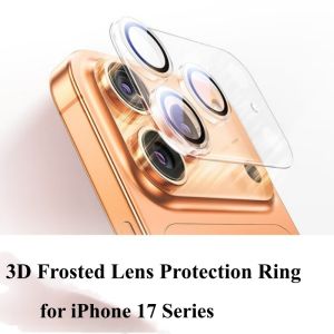 3D Matte Máy Ảnh thấu kính thay thế Cho iPhone 17 Pro Max 17 Không Khí 17 Pro bọc hoàn toàn Máy Ảnh Ống Kính miếng bảo vệ màn hình Cho iPhone 17 Pro Max iPhone Không Khí ống kính mặt sau Cap Glass