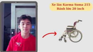 Xe lăn Karma Soma 215 Bánh lớn 20 inch