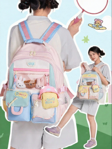 Miffy | Vibrant Sweet Girl Trendy Stylish Versatile Large Capacity Backpack