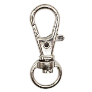 Beads Findings Part for DIY Jewelry Making Accessories Big Swivel Lobster Clasps Claw Hook 32x11mm Antique Brass Rhodium Plated Brass Spring Snap Hook Split Key Ring Connector for Bag Belt