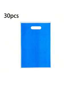 30Pcs Solid Color Gift Bags Available in Various Colors Suitable for Birthdays Festivals Weddings Parties and Gift-Giving