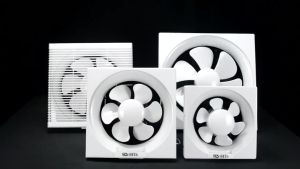 Exhaust Fan For Room Suspended Ceiling Exhaust Fan 6/8/10/12 Inch Strong Wind Quiet Easy installation Living Room Bathroom Kitchen Duct Air Vent Ventilation Louver Extractor Window Blower exhaust fan for kitchen