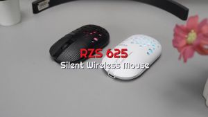 Mouse Wireless Silent RGB Rechargeable lllumination 2.4Ghz 1600dpi CLIPtec RZS625