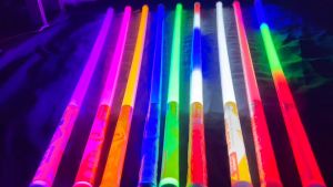 ไฟประดับตกแต่ง หลอด 90-100cm หลอดไฟงานวัด LED พร้อม 5050 หรือ RGB LED รถยังปลั๊กเสียบ T8 ลดให้ 10,000 ชั่วโมง