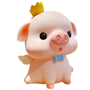 Large Size Creative Cartoon Piggy Bank Unbreakable Childrens Savings Container in And out Feature Festive Gift Idea