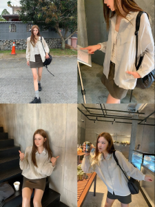 NIHAOKANONG | Áo Blouse Thể Thao Dạng Dây Kéo Nhẹ Cho Phụ Nữ Mùa Hè