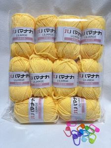 10PCS Total 250g Milk Cotton Yarn Combination 4-strands Soft Baby Wool Yarn Set for DIY Crochet Dolls Bags Hats Crochet Line