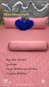 🌾BỘ SƯU TẬP MỚI🌾 Trọn Bộ 5 Món Chăn Ga Gối Thun Hàn Quốc Nằm Thoáng Mát Bền Đẹp Không Nhăn Xù Thấm Hút Mồ Hôi Giá Rẻ _ Nemtot Bedding