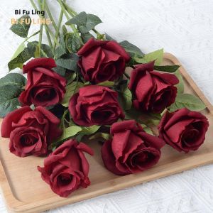 BAIFULING | High-end Simulated Rose Dry Flower with Moist Touch Decoration