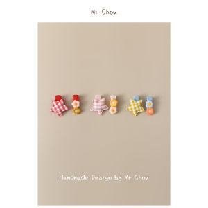 Baby Girl Hair Clips Full Wrap Cloth No Damage Hair Accessories Infant Toddler Headwear Children Small Clips Hair Decorations