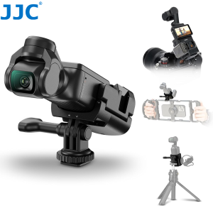 JJC Clod Shoe Mount Adapter for DJI Osmo Pocket 3 Camera with DJI Pocket 3 Expansion Adapter for DSLR Hot Shoe Mount Accessories