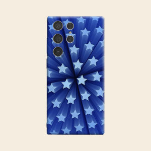 Blue Starburst Luxury Fashion Full Lens Protective Case for Samsung Galaxy S26 S25 S24 A56 A36 Plus Ultra