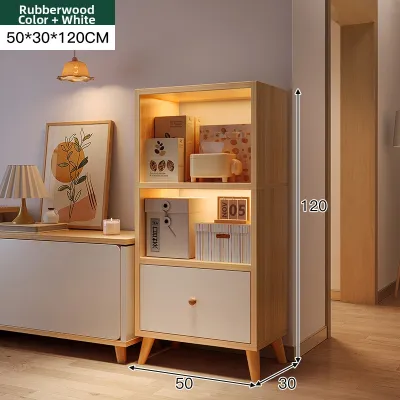 KELUOJING | Living Room Integrated Bookshelf with Cabinet Doors
