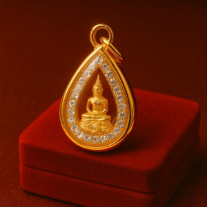 จี้หลวงพ่อโสธร รุ่นมงคลมั่งมี หนุนพลังศรัทธา เสริมความสำเร็จ คุ้มครองปลอดภัย และเรียกโชคลาภ ในขนาดจิ๋วพกพาง่าย