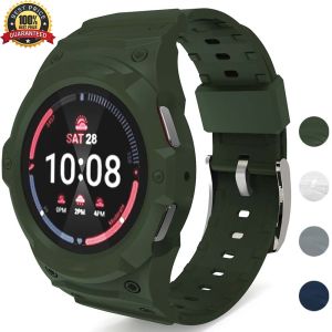 Silicone Strap+PC Case For Samsung Galaxy Watch 7/6/5/4 40MM 44MM Bracelet Protective Cover For Galaxy Watch Modification Kit