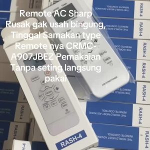 JMC Varian Remote Pengganti Remote AC Sharp CRMC-A936/A907/A998/B094/B199/A901/B188/B201/B0007 JBEZ