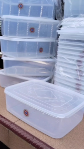 12 Pcs Box / Kotak Plastik 3500 ml Wadah Penyimpanan Serbaguna