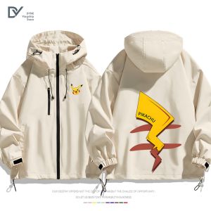 DIEYIN | Pikachu Cartoon Printed Jacket