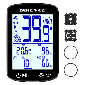 GPS Bicycle Computer Rechargeable Wireless Mountain Road Bike Speedometer Odometer Stopwatch Cyclocomputer Accessories