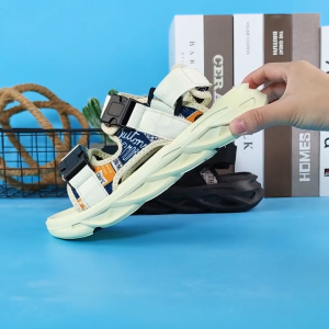 PAIMAN Sandal Karet Pria terbaru Dewasa 2025 Original 100% Luar ruangan musim panas sandal untuk pria sandal Anti selip pantai kasual sendal sepatu pria hitam modis Korea Sandal Pria
