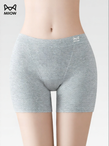 MiiOW | Quần Lót Cotton Chống Vi khuẩn Kiểm Soát Bụng Cao Không Dấu