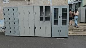 Tủ locker sắt 6 cánh đựng đồ nhân viên có khóa thanh treo đồ  - Tủ locker để đồ cá nhân giá rẻ y hình giá xưởng ATD
