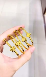 Gelang baby emas asli kadar 70 16k oval cap boneka hello kitty doraemon anak bulat bayi polos