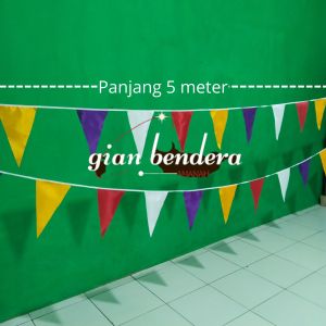 bendera segitiga renceng hiasan ulang tahun