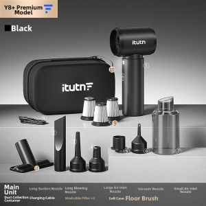 itutn | New Version Powerful Handheld Two-in-One Car Vacuum Cleaner