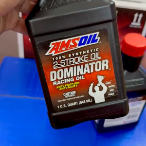 Nhớt Pha Xăng 2 Thì Cao Cấp AMSOIL DOMINATOR® 100% SYNTHETIC 2-STROKE RACING OIL MADE IN USA
