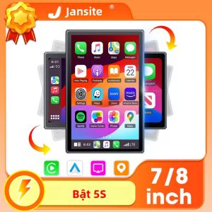 Màn Hình Đa Phương Tiện Ô Tô 7/8 Inch Hỗ Trợ CarPlay Và Android Auto Hiển Thị Ngang/dọc Lắp Đặt Trong Xe