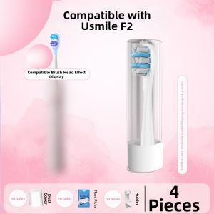 Soft Bristle Electric Toothbrush Head Replacement for USmile Smiley F2 Deep Cleaning Adult Grade Normal Specification