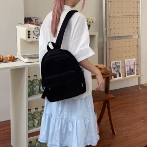 Mismi Diana Bag Tas Ransel Wanita Stylish Korea Waterproof School Backpack Polos Perempuan - 49D