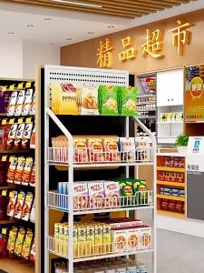 【Free Hook/Wheel】5 Layers Mobile Shelves Supermarket Shelves Metal Shelves Load-Bearing Kitchen Rack