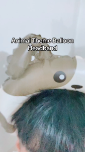 Cartoon Animal Headband Balloons Kids birthday balloons Head accessories party balloons
