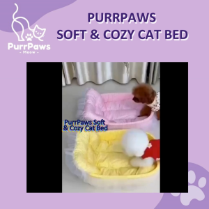 PurrPaws Soft & Cozy Cat Bed
