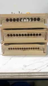 Bộ thủ công làm viên hoàn thuốc đông y bằng gỗ